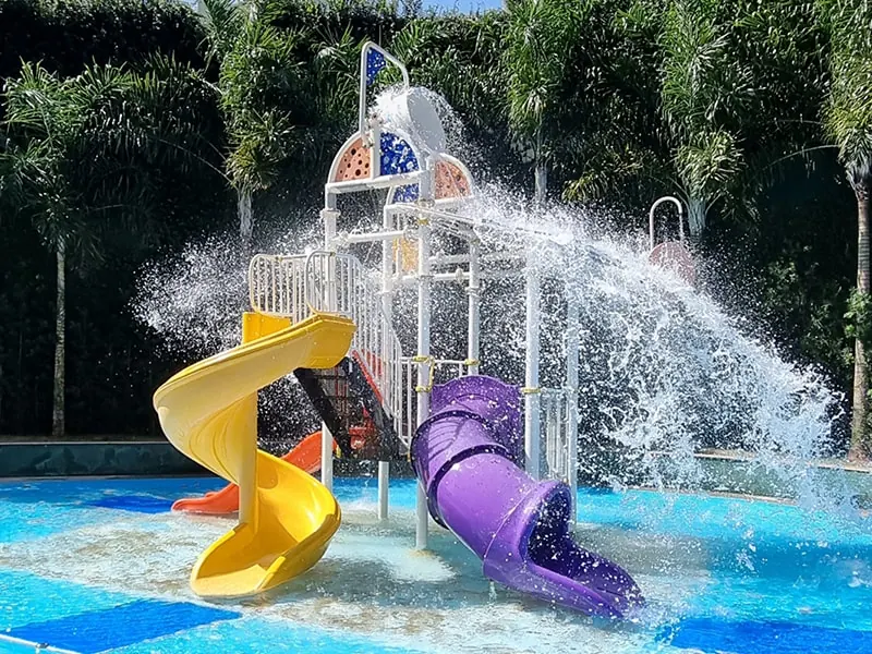 Área de lazer do Olímpia Park Resort
